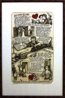 Iva Hüttnerová - Byla panna měla pána - grafika 